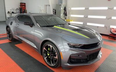 New Car Preparation of a 2021 Chevrolet Camaro