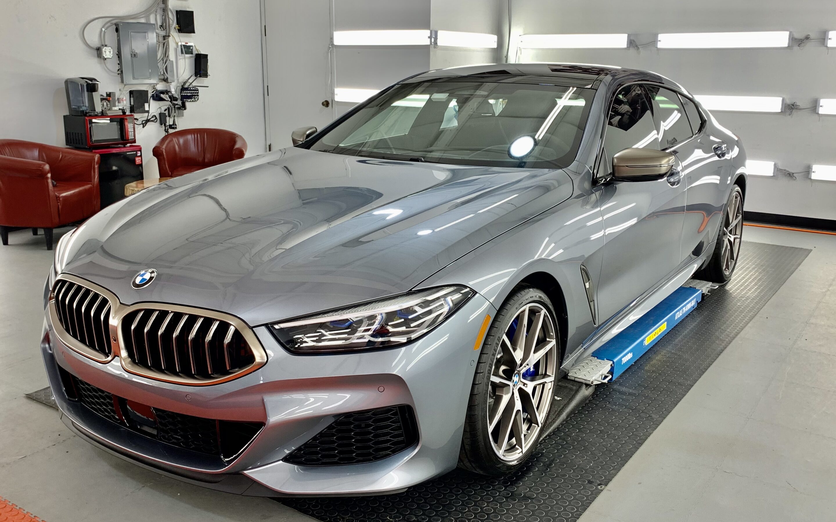 New Car Preparation of a 2021 BMW 8-Series