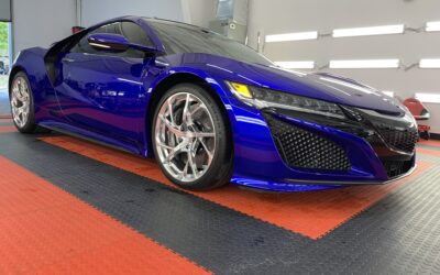 New Car Preparation of a 2021 Acura NSX