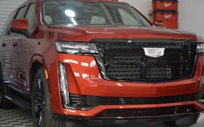 New Car Preparation of a 2021 Cadillac Escalade