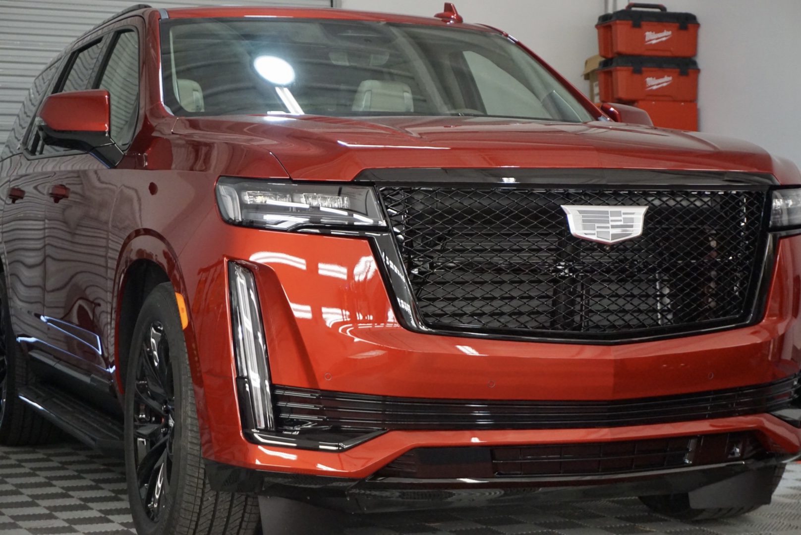 New Car Preparation of a 2021 Cadillac Escalade