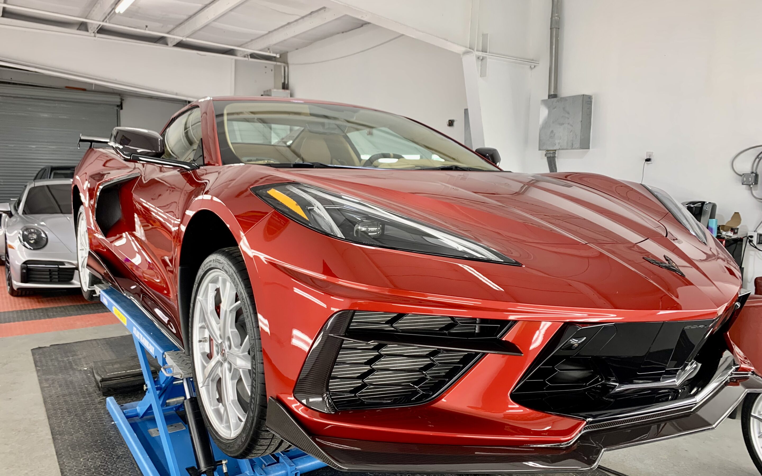 New Car Preparation of a 2021 Chevrolet Corvette