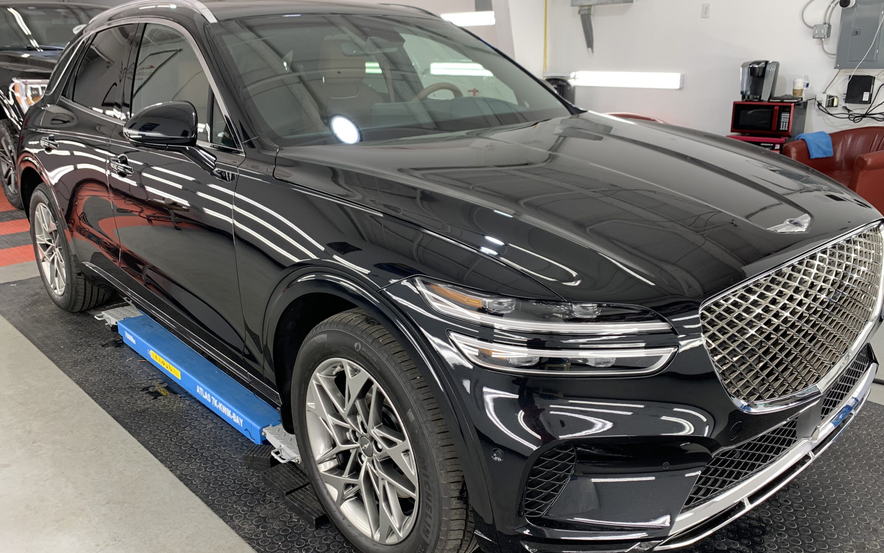 New Car Preparation of a 2021 Genesis G70