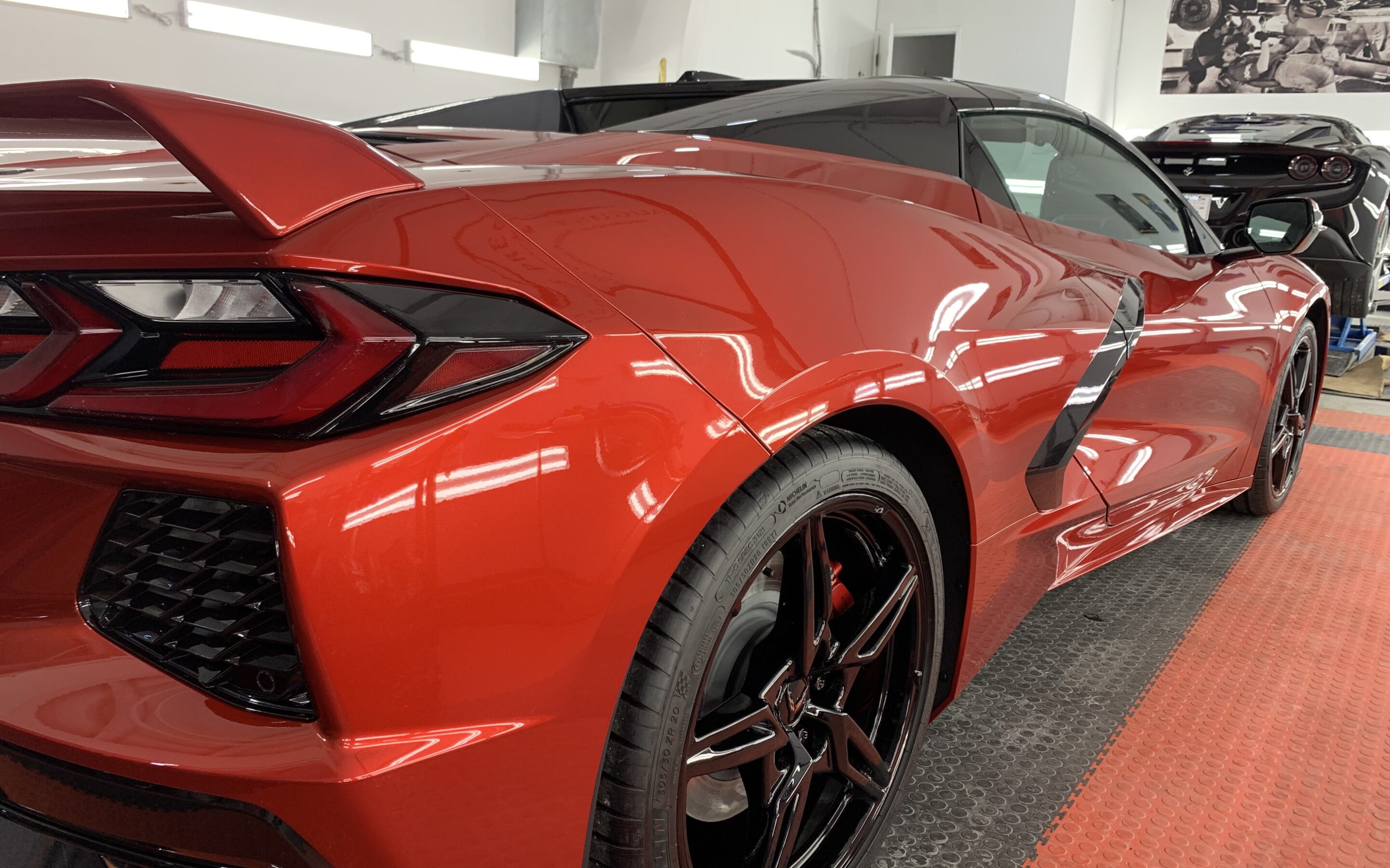 New Car Preparation of a 2021 Chevrolet Corvette