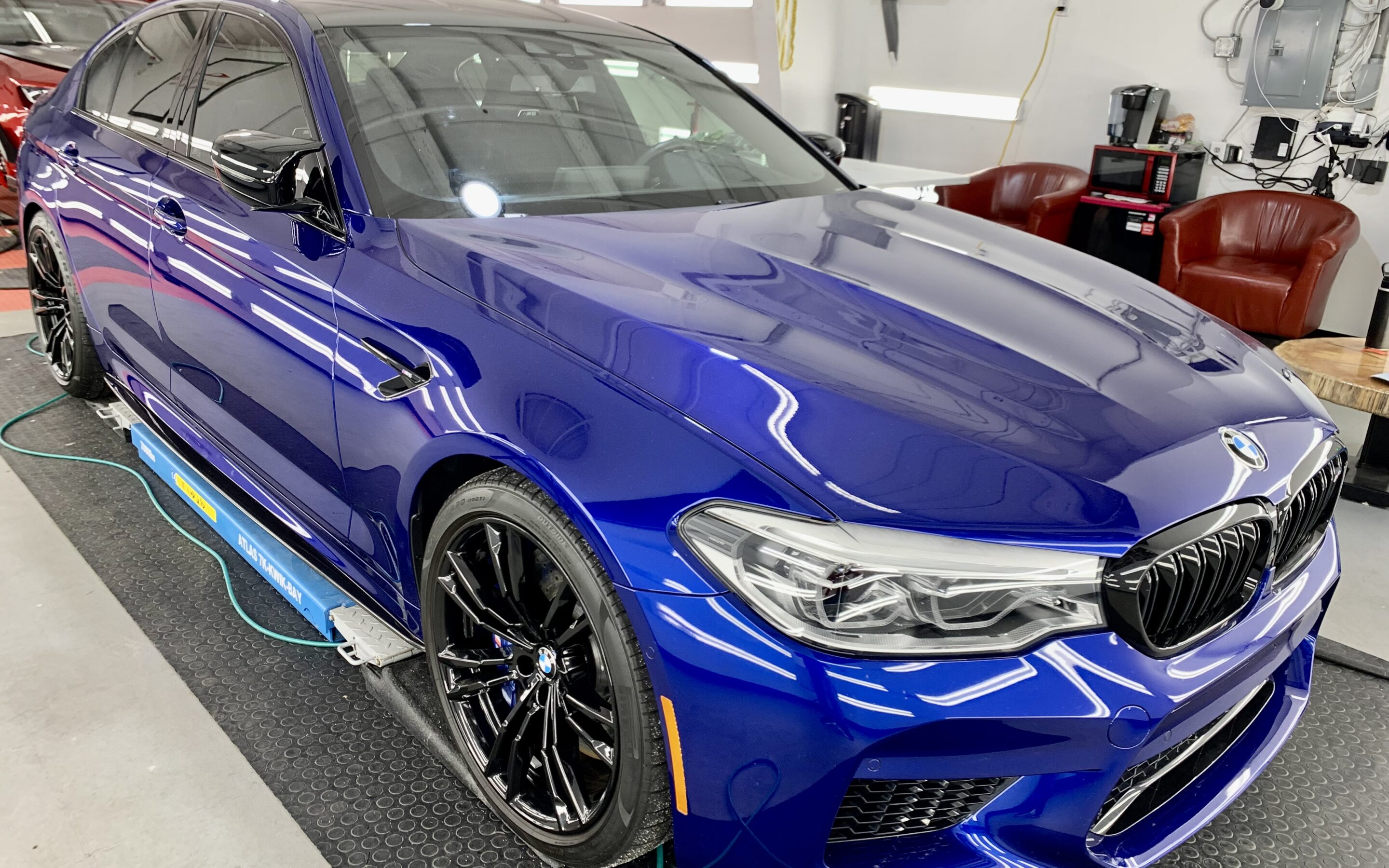 Ceramic Coating of a 2019 BMW 5-Series M5