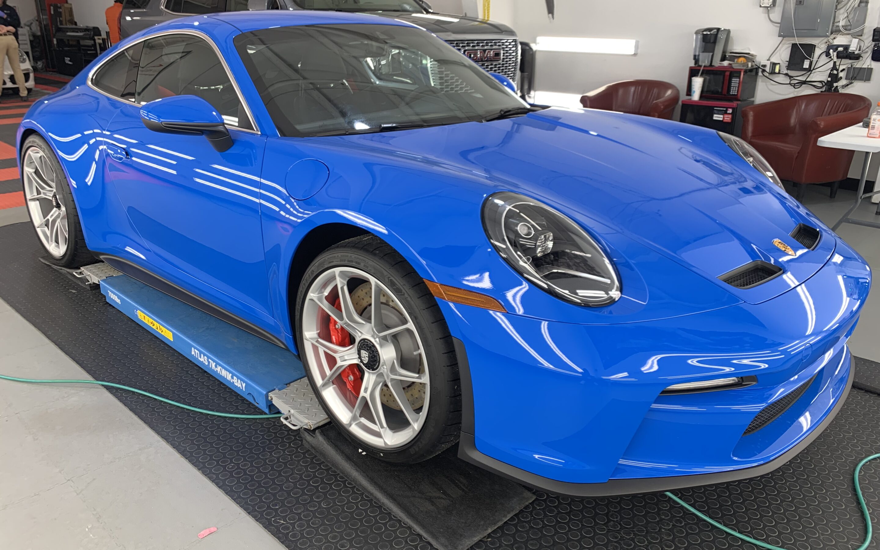 Paint Protection Film (PPF) of a 2021 Porsche 911