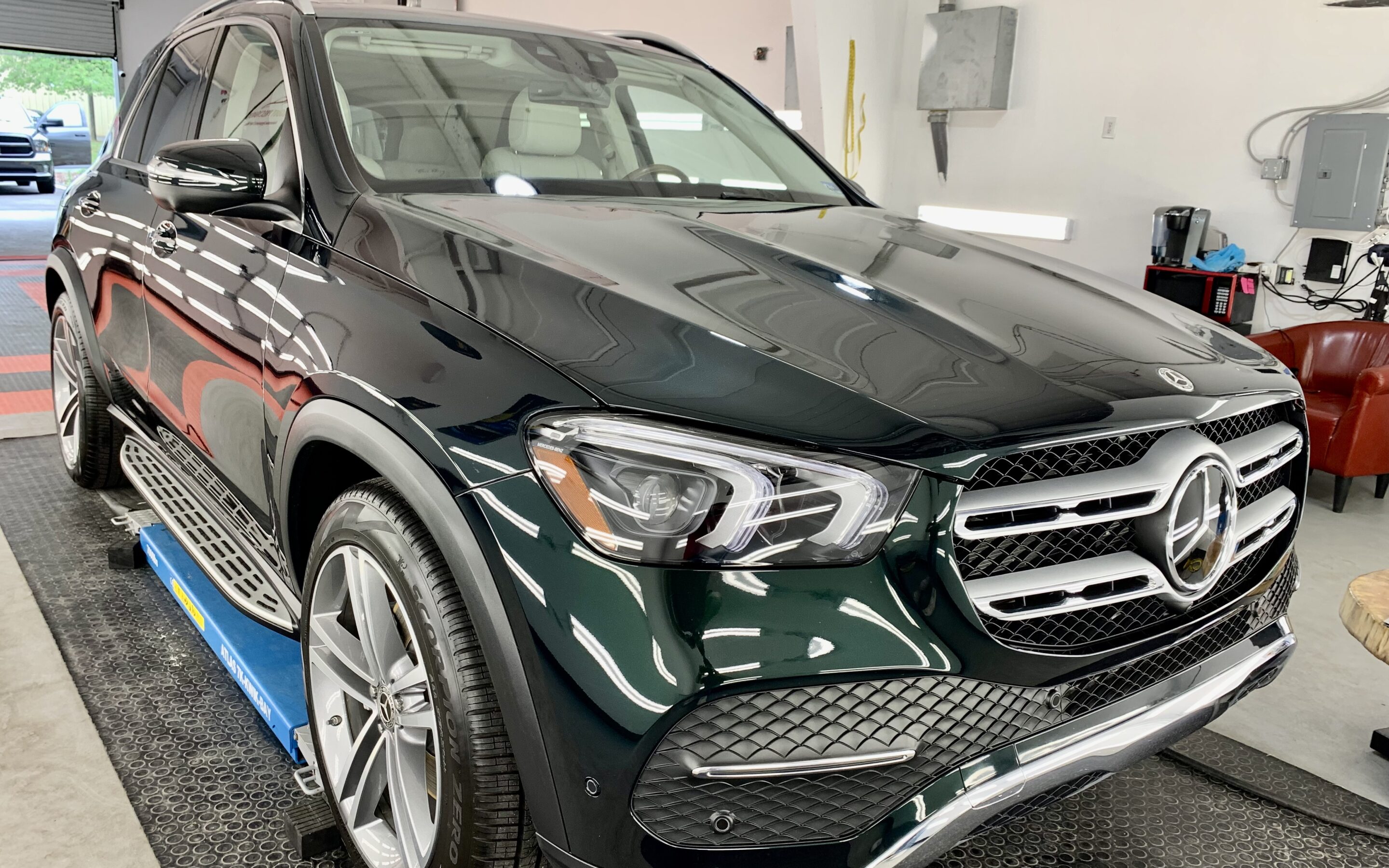 New Car Preparation of a 2022 Mercedes GLE-Class