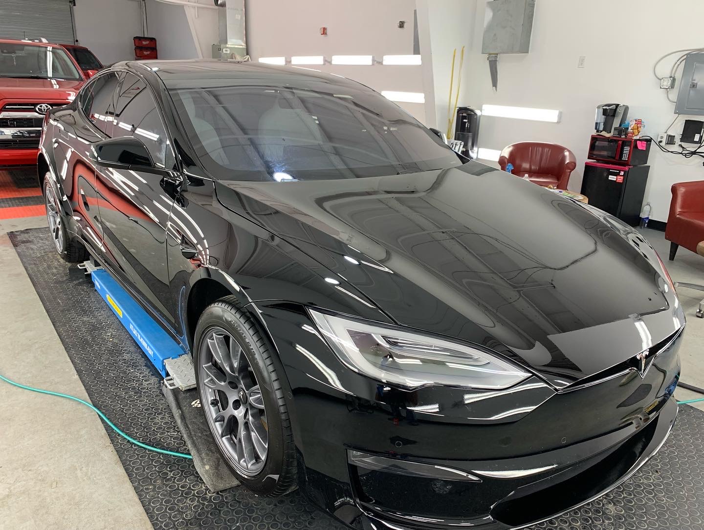 Paint Protection Film (PPF) of a 2022 Tesla Model S