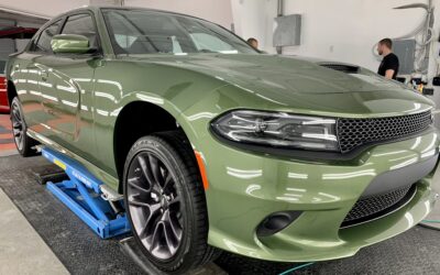 New Car Preparation of a 2022 Dodge Charger