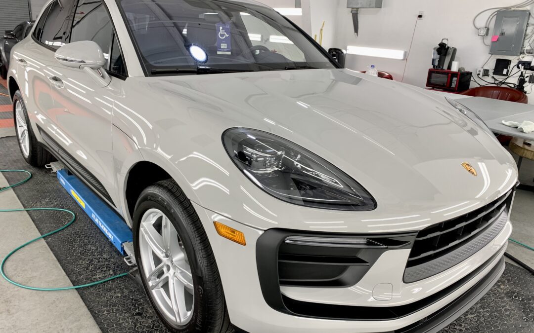 New Car Preparation of a 2022 Porsche Cayenne