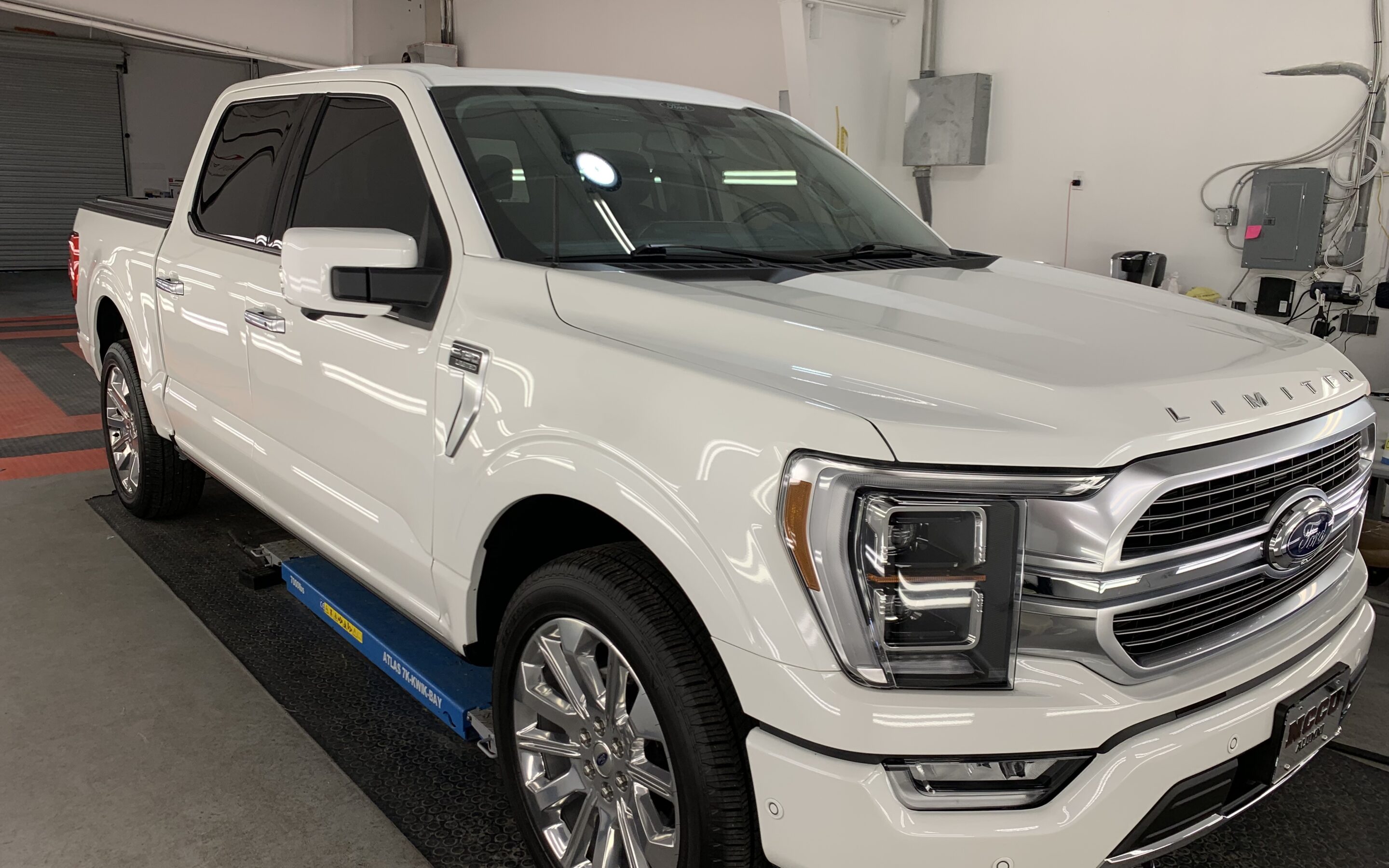 New Car Preparation of a 2022 Ford F-Series