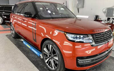New Car Preparation of a Land Rover 2023