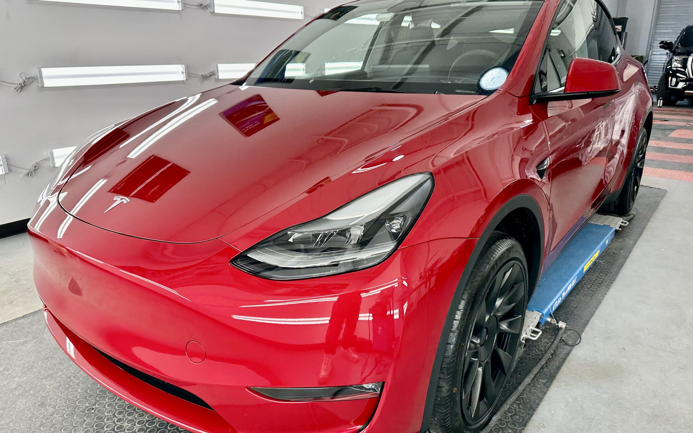 Ceramic Coating of a 2022 Tesla Model Y