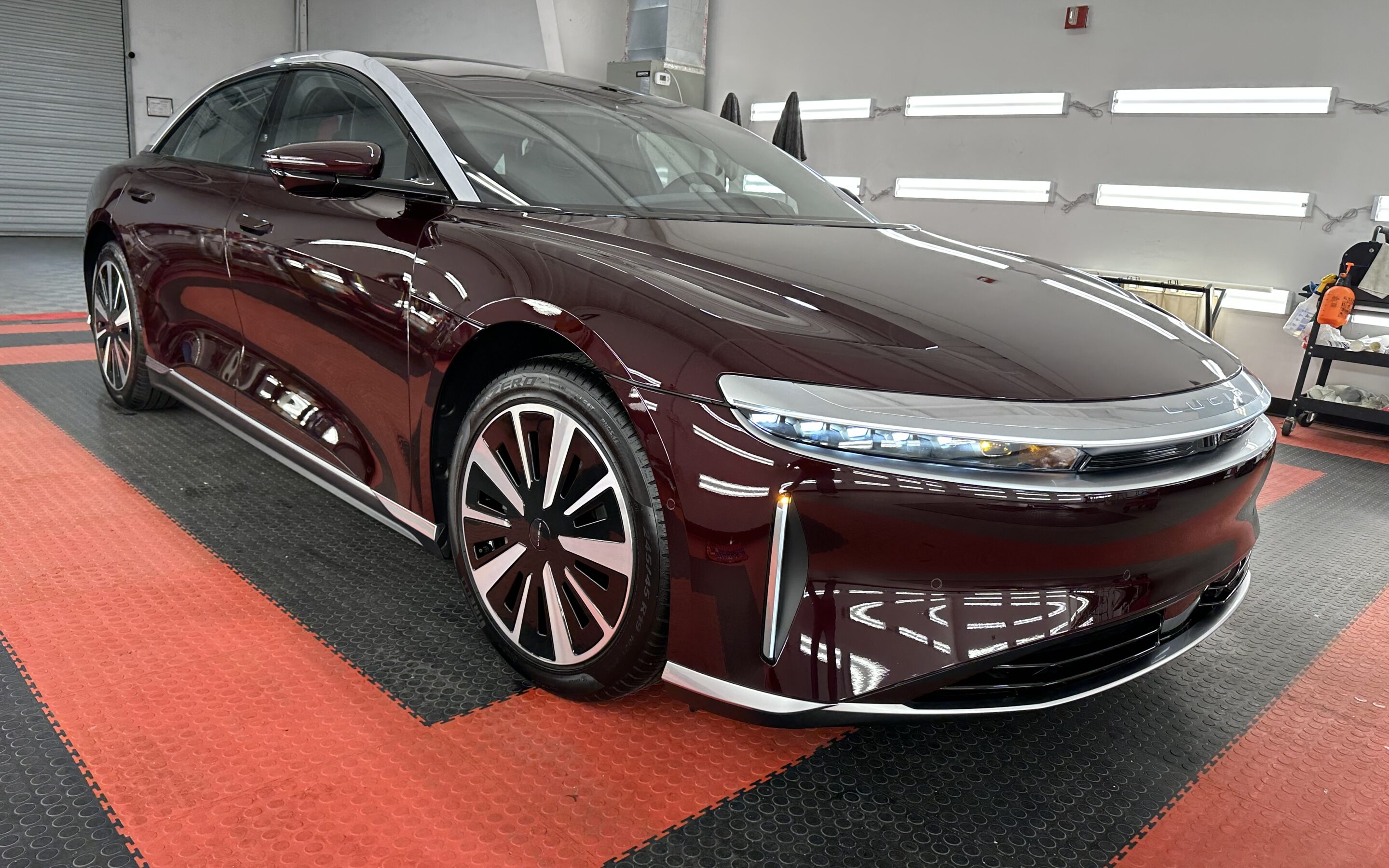 Ceramic Coating of a 2023 Lucid Air