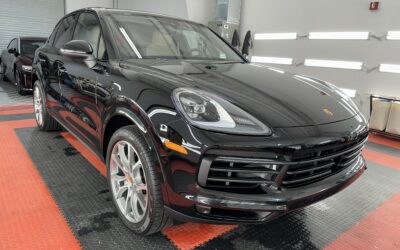 New Car Preparation of a 2023 Porsche Cayenne