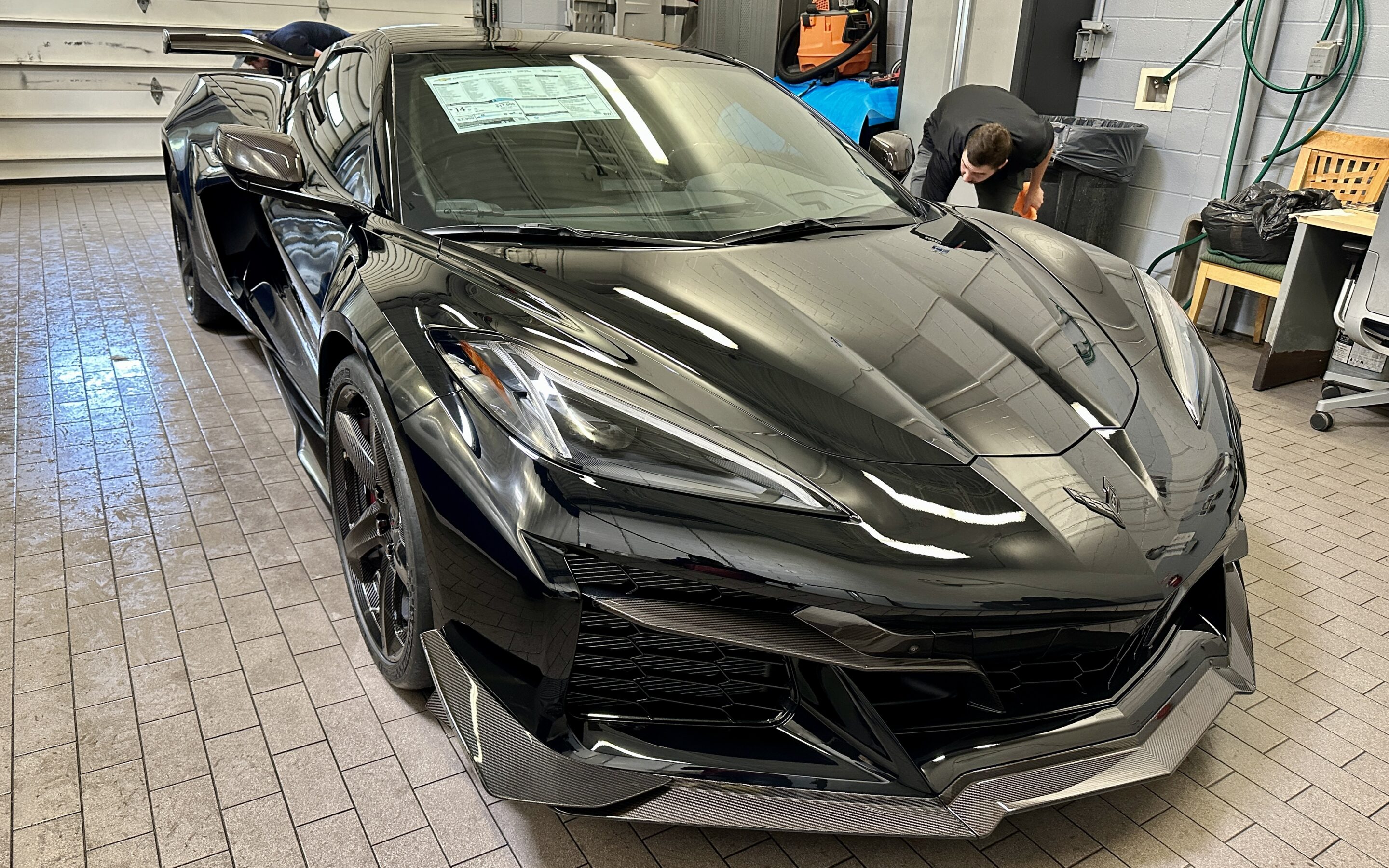 Ceramic Coating of a 2024 Chevrolet Z06 Corvette Supercar