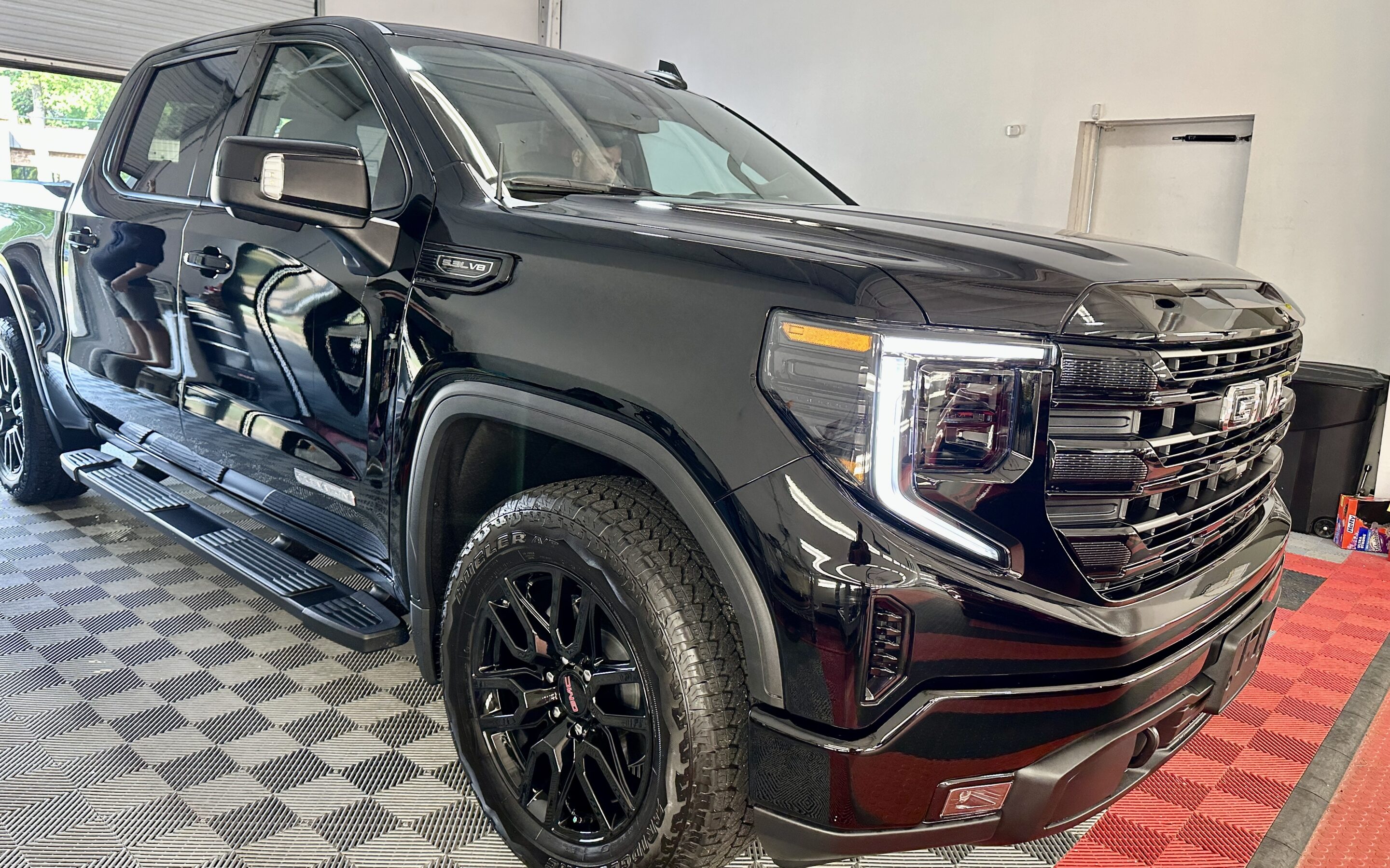 New Car Preparation of a 2023 GMC Sierra