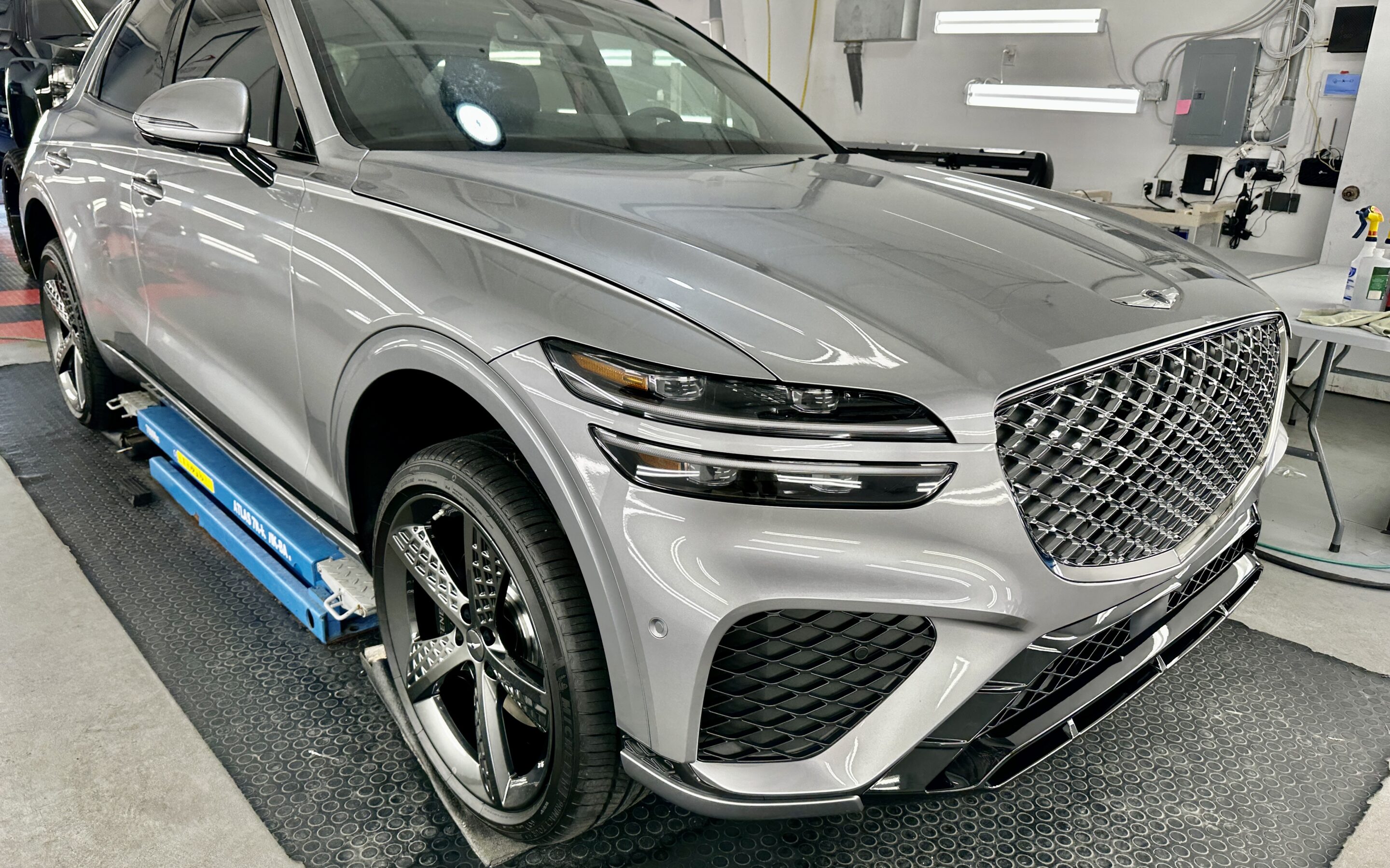 New Car Preparation of a 2022 Genesis G70