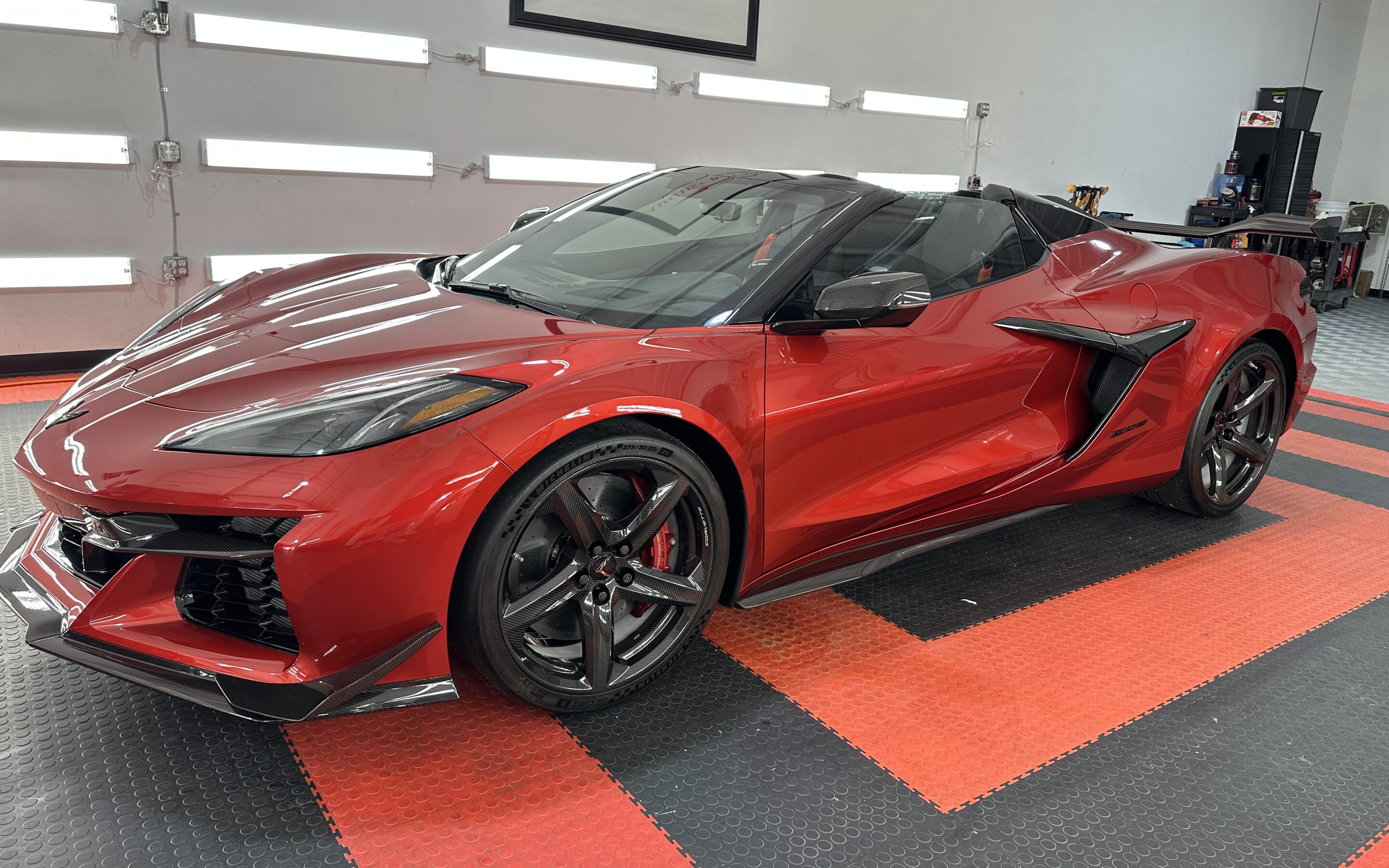 Paint Protection Film (PPF) of a 2023 Corvette Z06