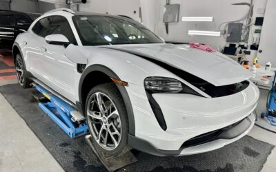 Paint Protection Film (PPF) of a 2023 Porsche GT4 RS