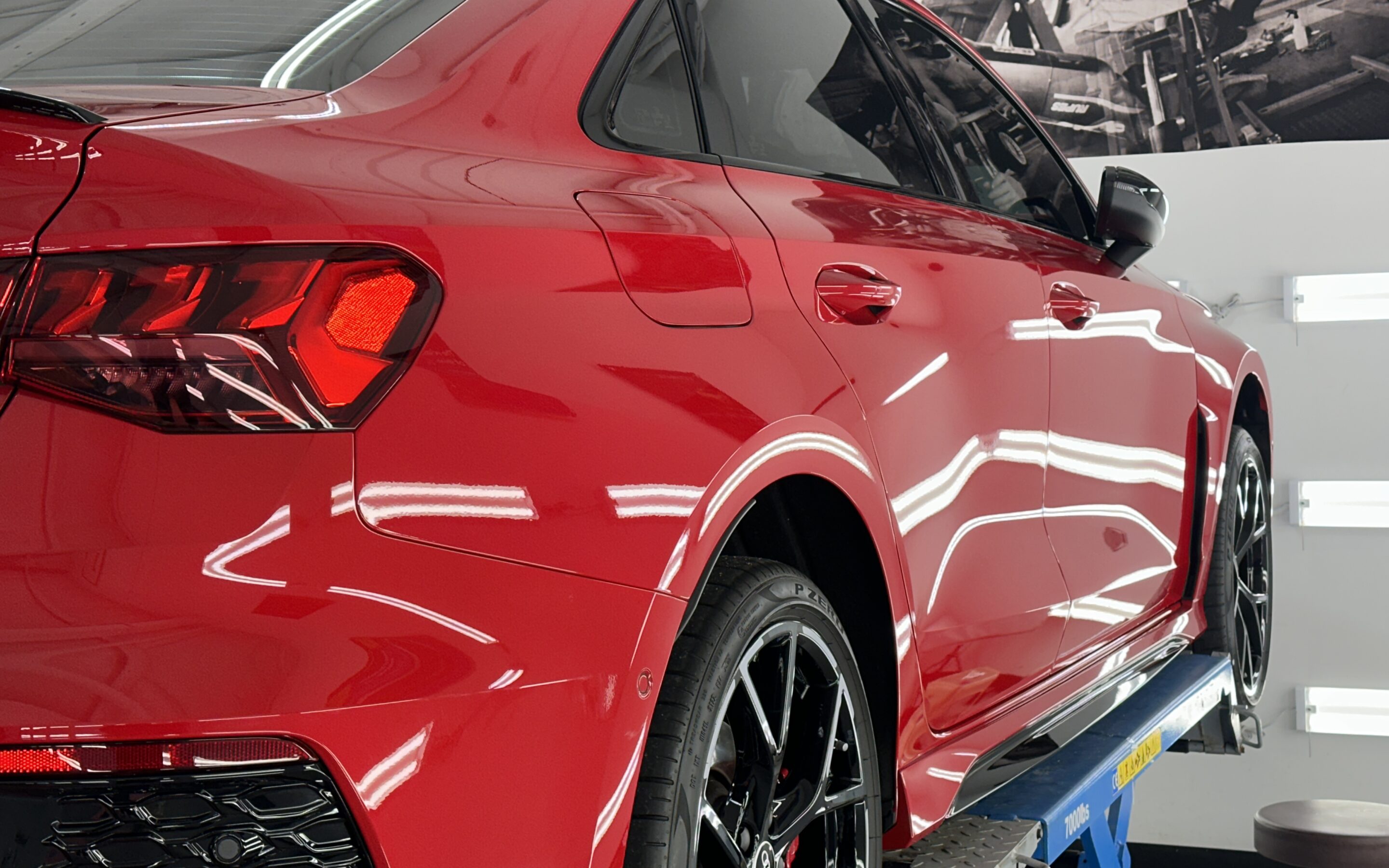 Paint Protection Film (PPF) of a 2023 Audi RS3