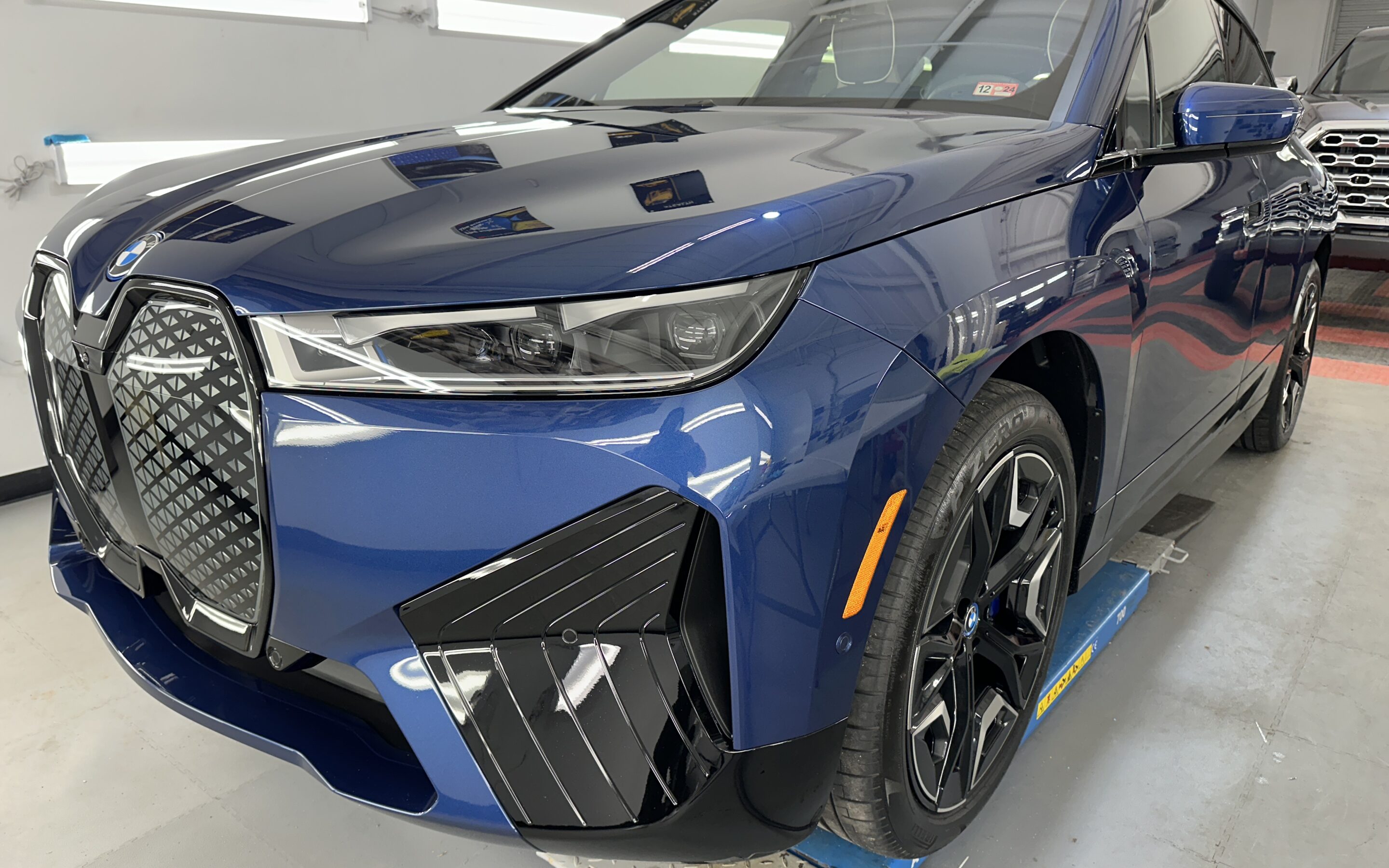 New Car Preparation of a 2024 BMW IX