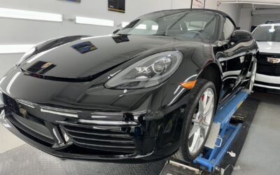 Ceramic Coating a 2018 Porsche 718 Cayman in Raleigh