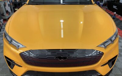 Yellow Mustang Gets Premium Paint Protection